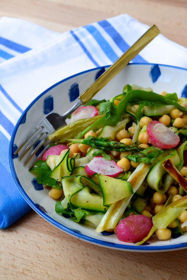Student Suppers: Roasted Spring Vegetable Chickpea Bowl | Rachel Phipps