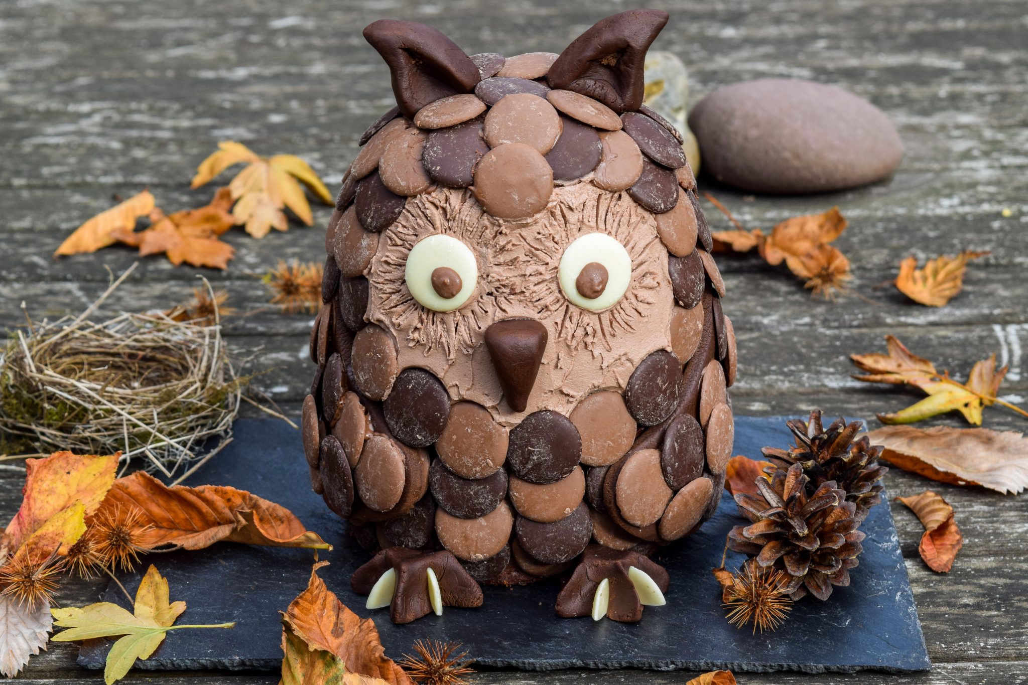 Inna's Creations: Homemade owl birthday cake