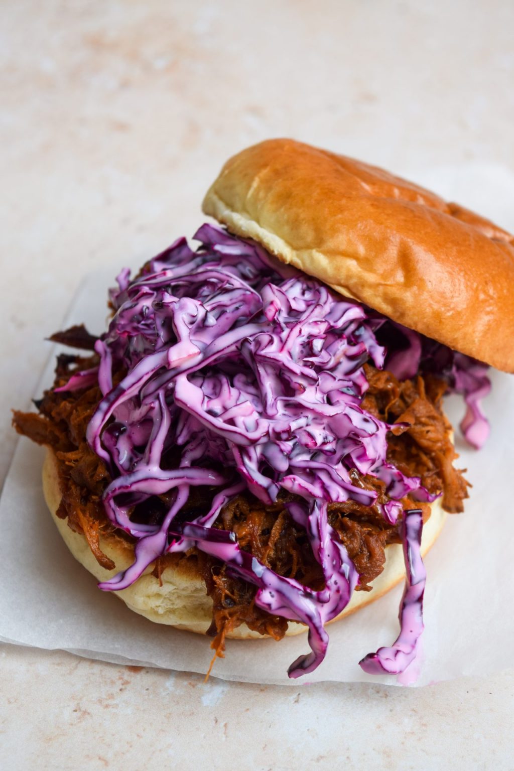 Slow Cooker Barbecue Pulled Pork Sandwiches with Classic Coleslaw ...