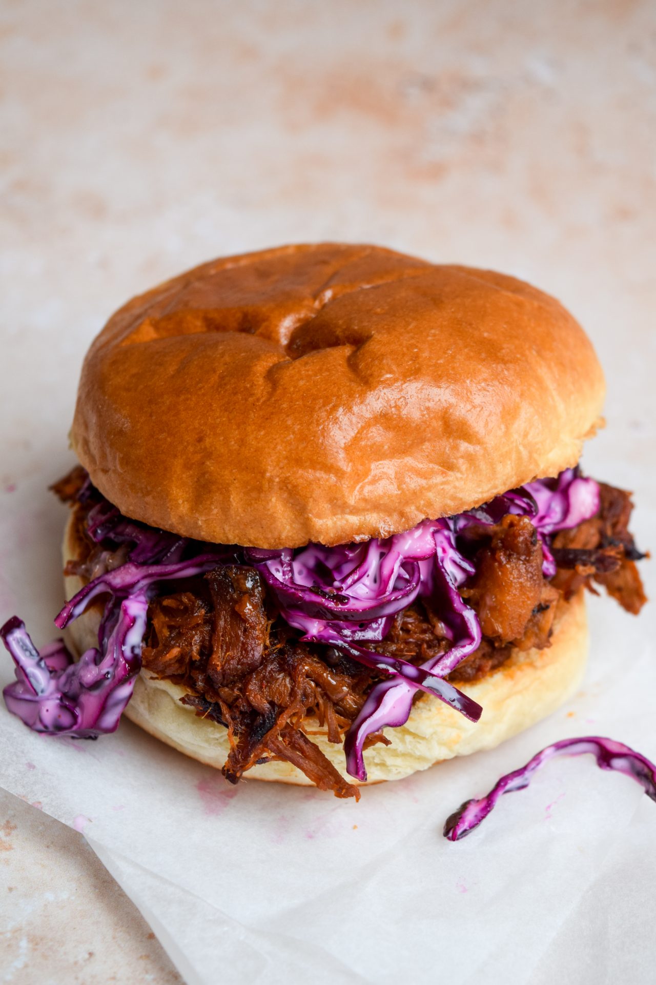 Slow Cooker Barbecue Pulled Pork Sandwiches with Classic Coleslaw ...