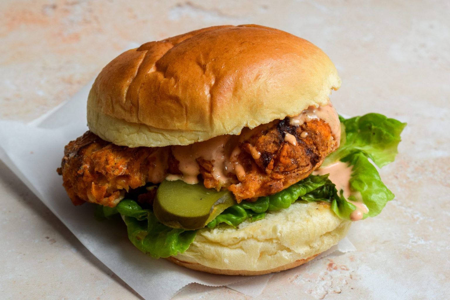 Air Fryer Fried Chicken Sandwich | Rachel Phipps